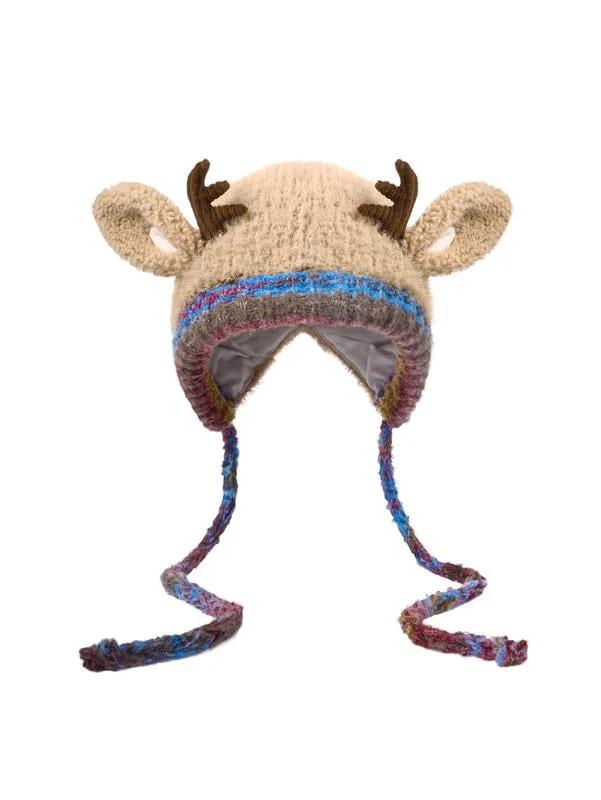🎁🎄Soldes de Noël 54 % de réduction ! 🦌Bonnet de Noël festif à cornes, design original🧶 - Image 7