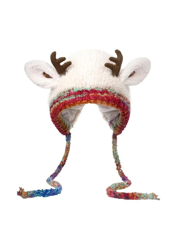 🎁🎄Soldes de Noël 54 % de réduction ! 🦌Bonnet de Noël festif à cornes, design original🧶 - Image 8