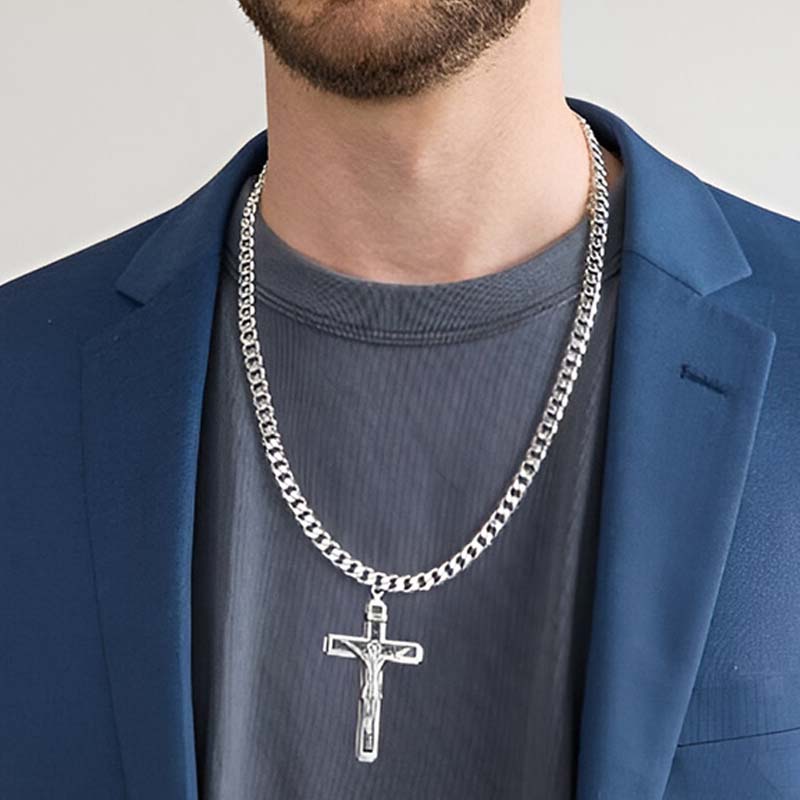 Delicate Timeless Elegance Cross Necklace - Image 5