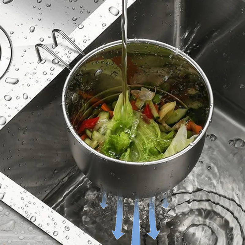 👨‍🍳👩‍🍳🧑‍🍳 Panier de filtre pour évier de cuisine suspendu multifonctionnel - Image 3