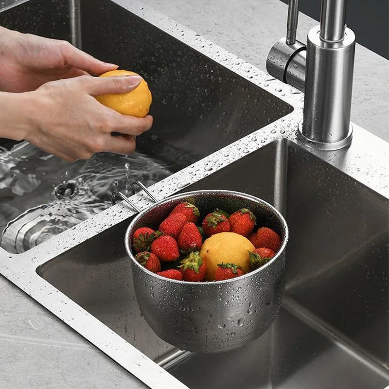 👨‍🍳👩‍🍳🧑‍🍳 Panier de filtre pour évier de cuisine suspendu multifonctionnel - Image 8