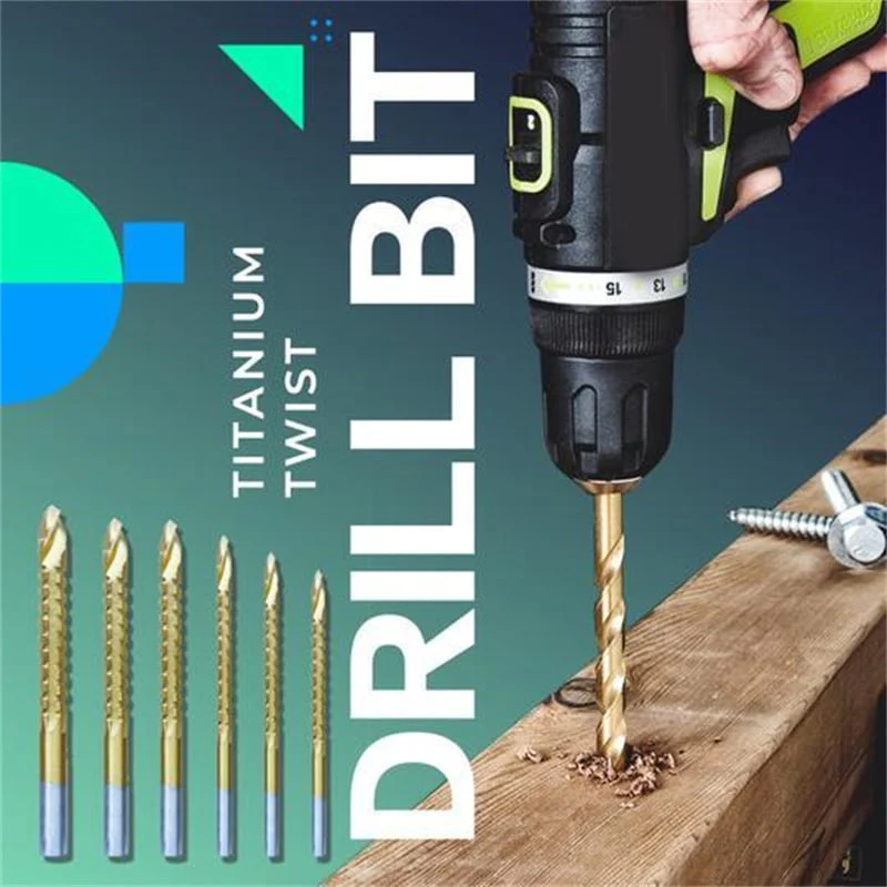 📢📢50 % de réduction !! ⏰ Jeu de forets hélicoïdaux Accessoires pour outils électriques (lot de 6) - Image 7