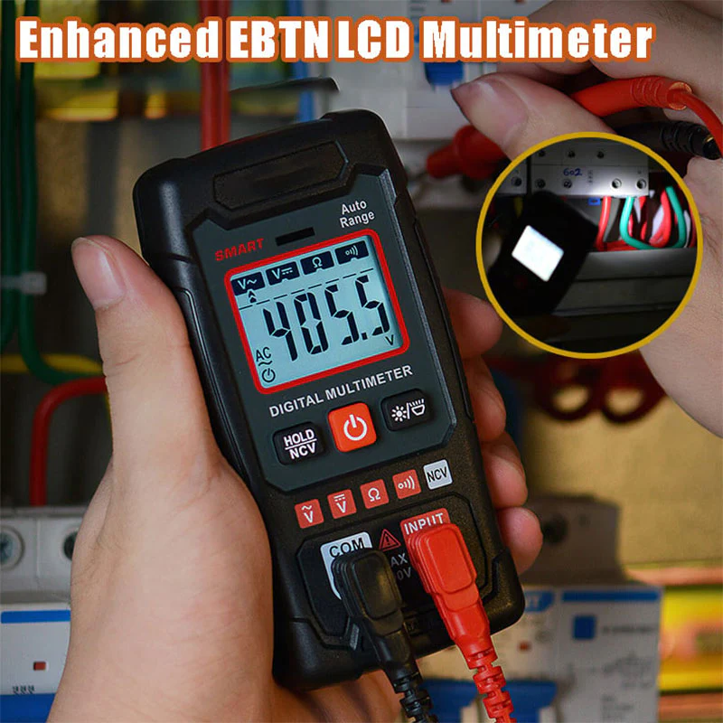 🏆50% de réduction pour une durée limitée🔧⚡️ Multimètre intelligent anti-brûlure ! Outil de mesure sans faille de la taille d'une paume de main, avec une gamme automatique de 4000 points ✨ - Image 10