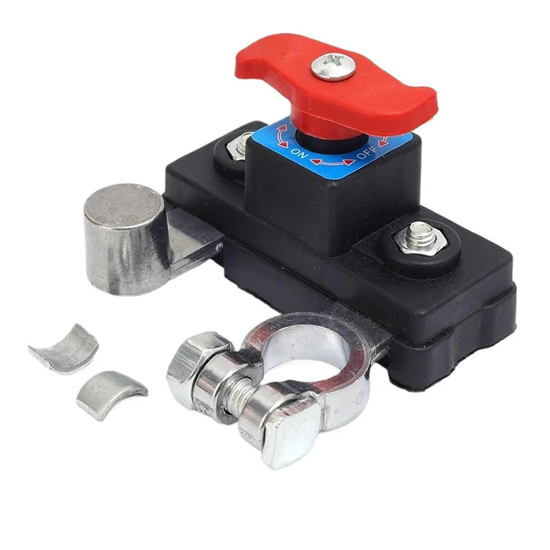 📢📢50 % de réduction !!! 🎅 Interrupteur de Déconnexion Batterie Voiture - 12V-24V Compatible, Coque Ignifuge, Urgence et Maintenance ⚡🚘 - Image 2