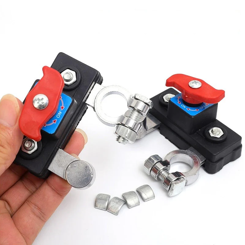 📢📢50 % de réduction !!! 🎅 Interrupteur de Déconnexion Batterie Voiture - 12V-24V Compatible, Coque Ignifuge, Urgence et Maintenance ⚡🚘 - Image 5
