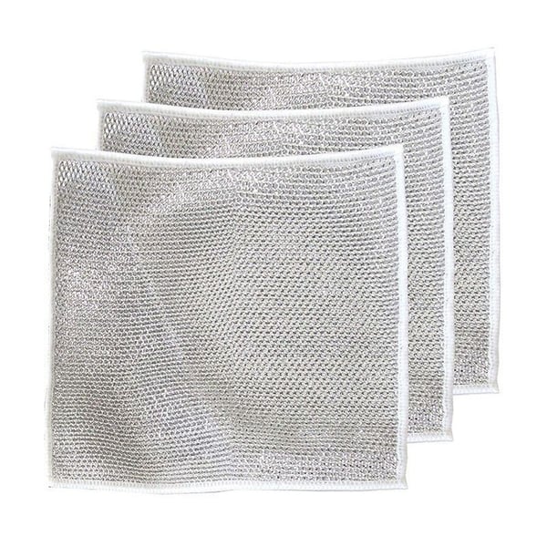📢🎁Achetez 3 obtenez 5 gratuits (24pièces)✨ Chiffons Vaisselle Multi-Usages en Fil Métallique – Anti-Rayures & Ultra-Résistants 🧽💥 - Image 9