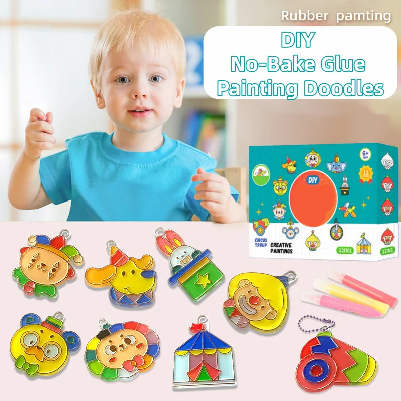 Kit de peinture gel sans cuisson à faire soi-même pour enfants📢📢40% DE RÉDUCTION !!! ✨