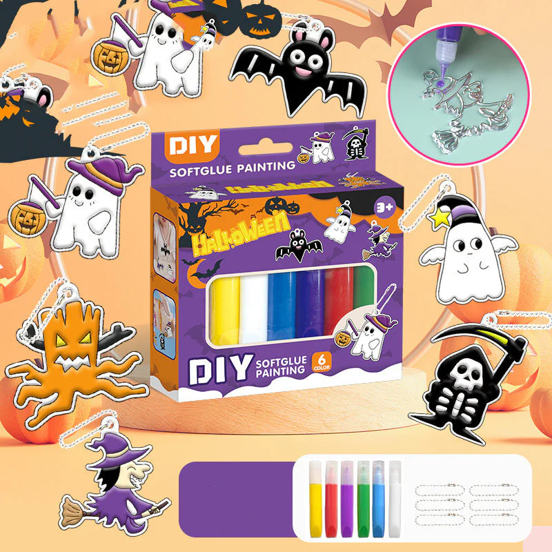 Kit de peinture gel sans cuisson à faire soi-même pour enfants📢📢40% DE RÉDUCTION !!! ✨ - Image 5