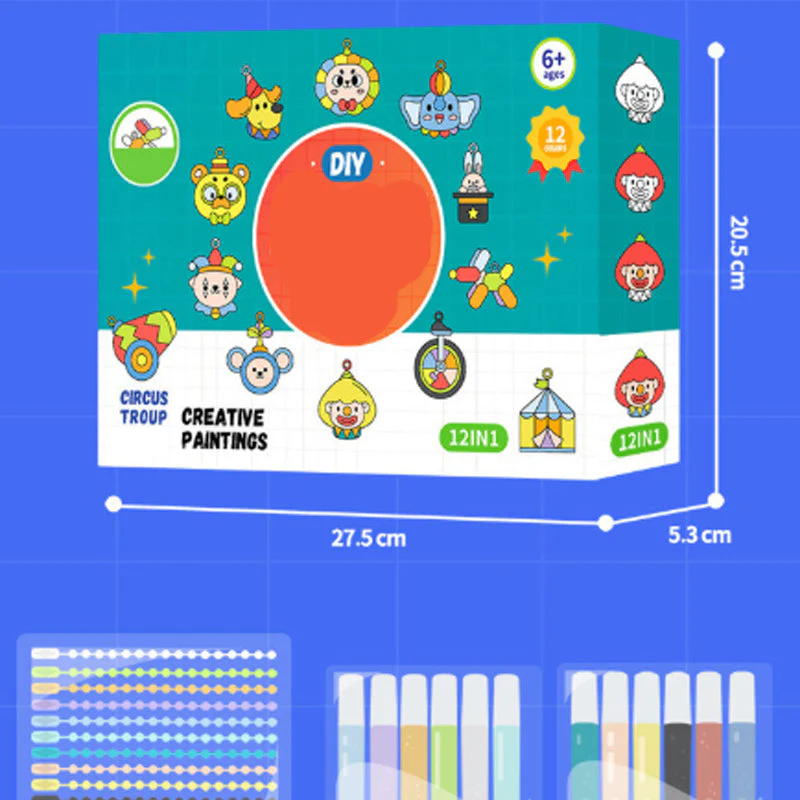 Kit de peinture gel sans cuisson à faire soi-même pour enfants📢📢40% DE RÉDUCTION !!! ✨ - Image 9