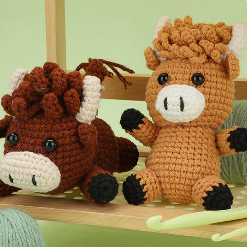 📢Grande vente!🏆Kit DIY pour tricoter à la main des animaux, pour débutants - Image 4