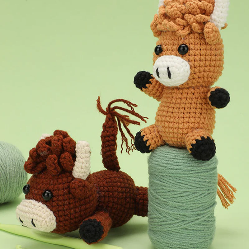 📢Grande vente!🏆Kit DIY pour tricoter à la main des animaux, pour débutants - Image 5