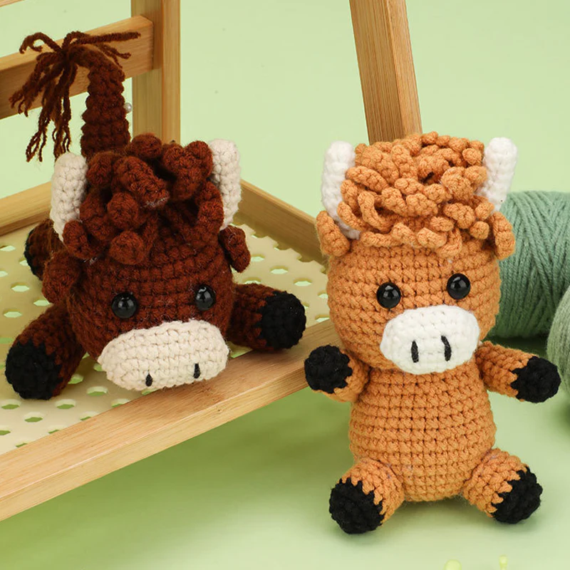 📢Grande vente!🏆Kit DIY pour tricoter à la main des animaux, pour débutants - Image 6