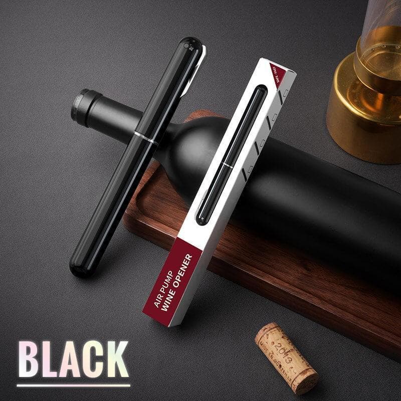 🍷 50% de réduction! ✨ Tire-bouchon à Pression d'Air – Ouvre en 3 Secondes, Design Stylo & Bouchon Inclus 🎁 - Image 11