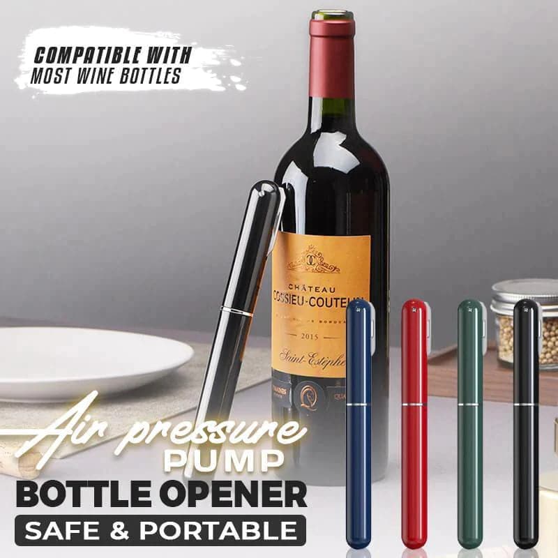 🍷 50% de réduction! ✨ Tire-bouchon à Pression d'Air – Ouvre en 3 Secondes, Design Stylo & Bouchon Inclus 🎁 - Image 2
