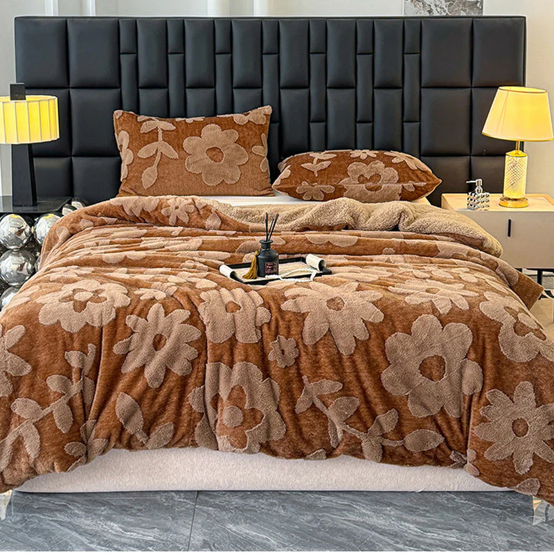 📢📢50 % de réduction !! ⏰Couverture jacquard double épaisseur en peluche - Image 6