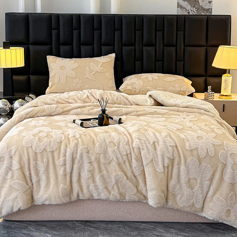 📢📢50 % de réduction !! ⏰Couverture jacquard double épaisseur en peluche - Image 7