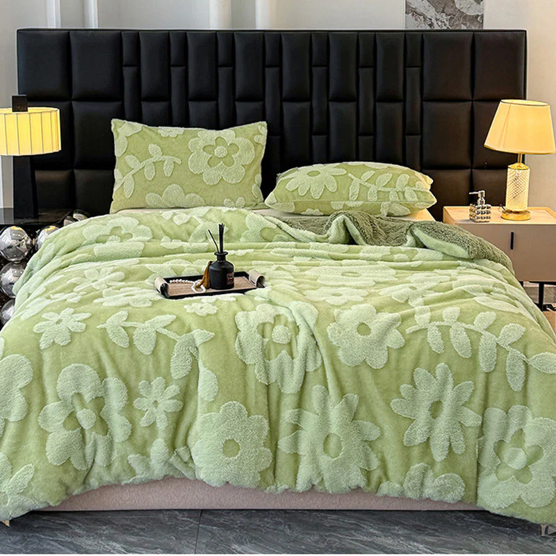 📢📢50 % de réduction !! ⏰Couverture jacquard double épaisseur en peluche - Image 8