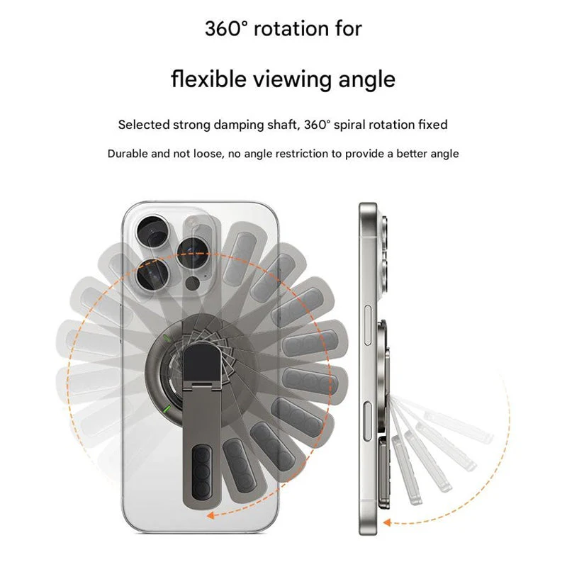 Double-Sided Magnetic Mobile Phone Ring Buckle Bracket - Image 3