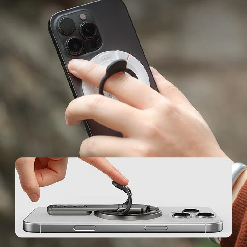 Double-Sided Magnetic Mobile Phone Ring Buckle Bracket - Image 6