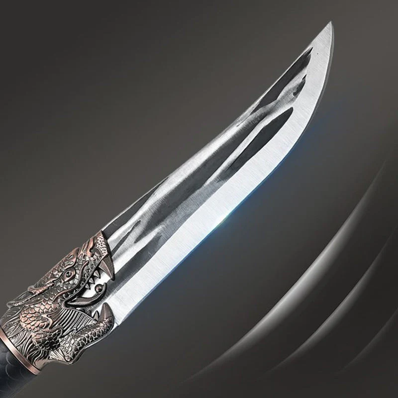 🔥vente rapide pour une durée limitée！Couteau à désosser avec décorations de dragon et étui - Image 7