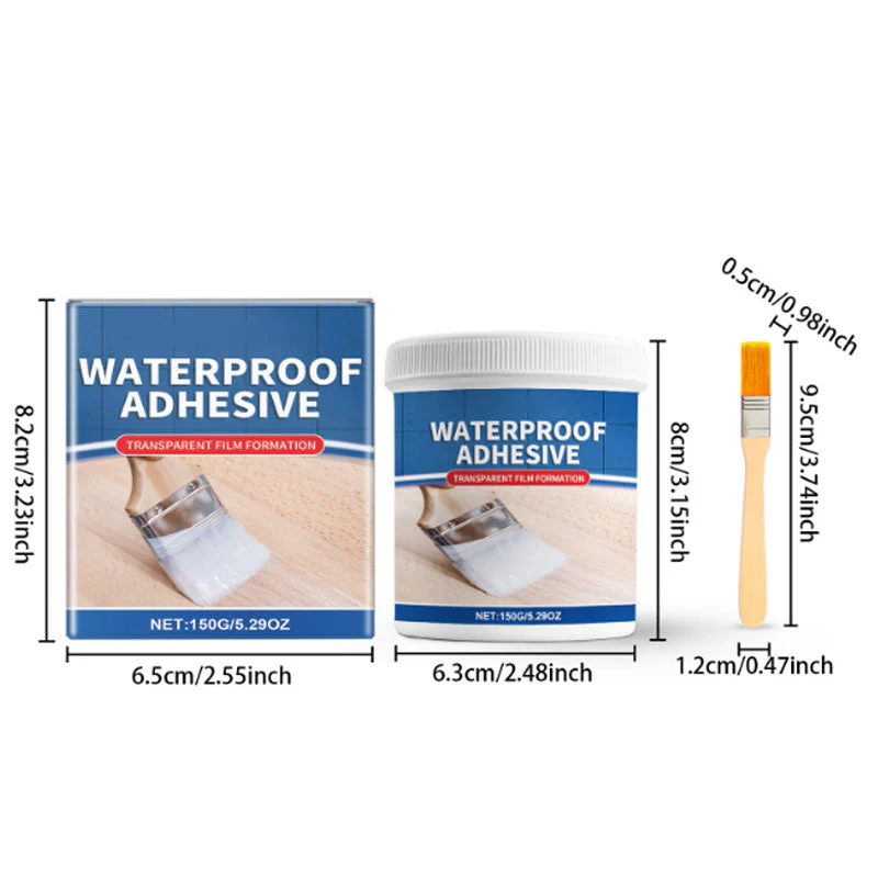 🏠✨Achetez 3 obtenez 1 gratuit💦Adhésif polyvalent, transparent et imperméable à séchage rapid - Image 8