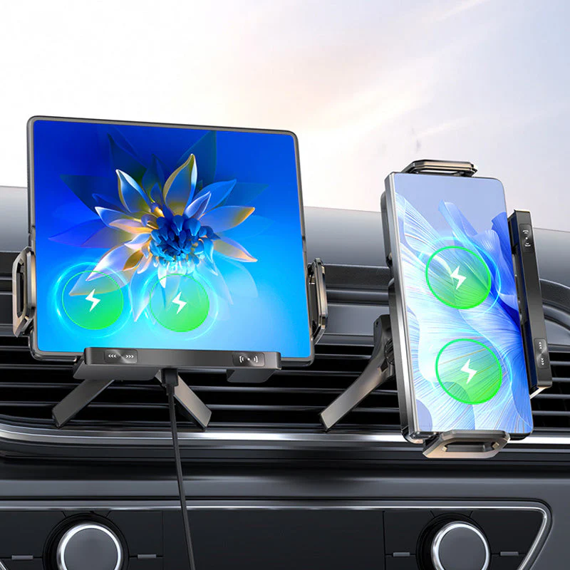 📢📢3 dernières heures : Grande vente⏰⏰Support de téléphone sans fil à double bobine pour voiture - Image 3