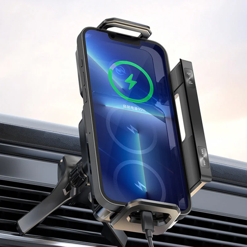 📢📢3 dernières heures : Grande vente⏰⏰Support de téléphone sans fil à double bobine pour voiture - Image 5