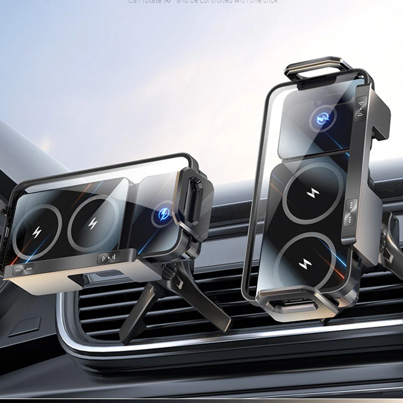 📢📢3 dernières heures : Grande vente⏰⏰Support de téléphone sans fil à double bobine pour voiture - Image 7