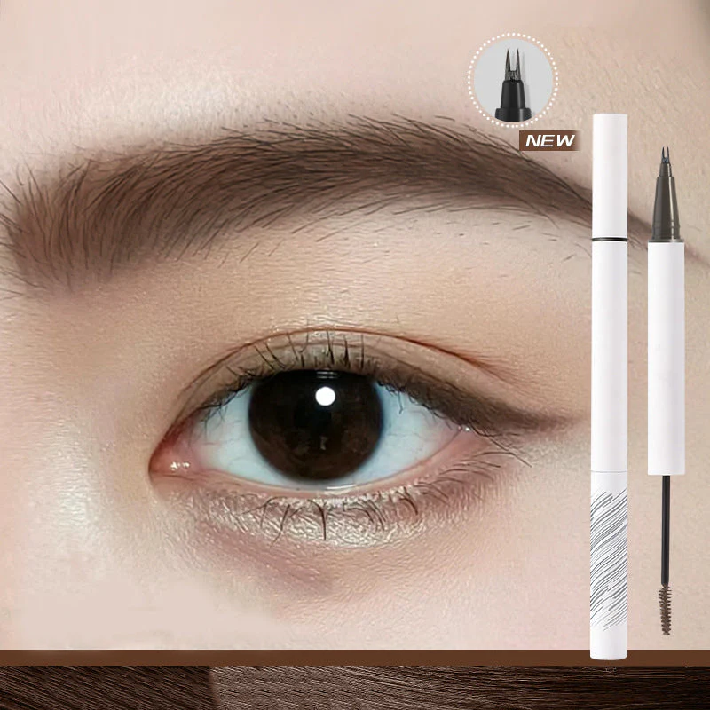 📢📢Achetez-en 1, obtenez-en 1 gratuitement✨Crayon à sourcils double embout et pinceau, résistant à l'eau - Image 2