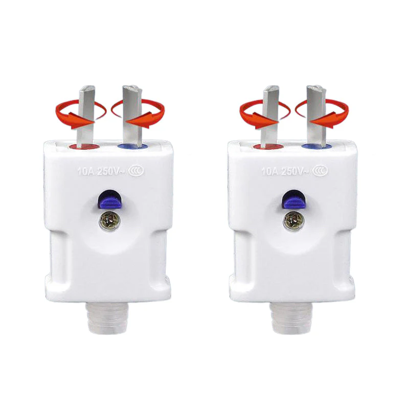 📢📢Achetez-en 1, obtenez-en 1 gratuitement⏰Fiche électrique rotative à deux broches à double mode - Image 10