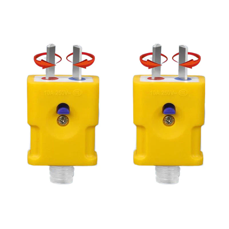📢📢Achetez-en 1, obtenez-en 1 gratuitement⏰Fiche électrique rotative à deux broches à double mode - Image 15