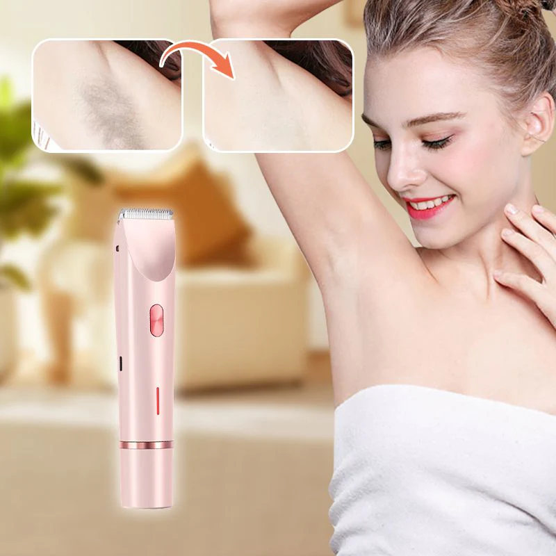 📢📢60 % de réduction !!! 🎅Rasoir à Double Tête Étanche IPX7 pour Femmes
