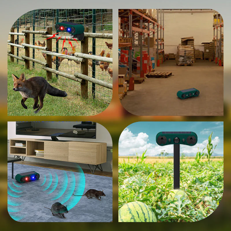 🏆📢66% de réduction pour une durée limitée📢Alarme extérieure à détecteur de mouvement solaire pour repousser les animaux - Image 3