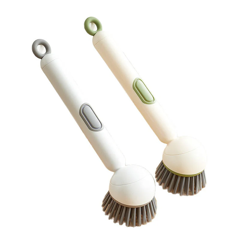 📢📢50 % de réduction !! ⏰Brosse de nettoyage rotative avec long manche pour la vaisselle et les casseroles - Image 2