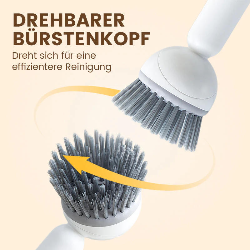 📢📢50 % de réduction !! ⏰Brosse de nettoyage rotative avec long manche pour la vaisselle et les casseroles - Image 3