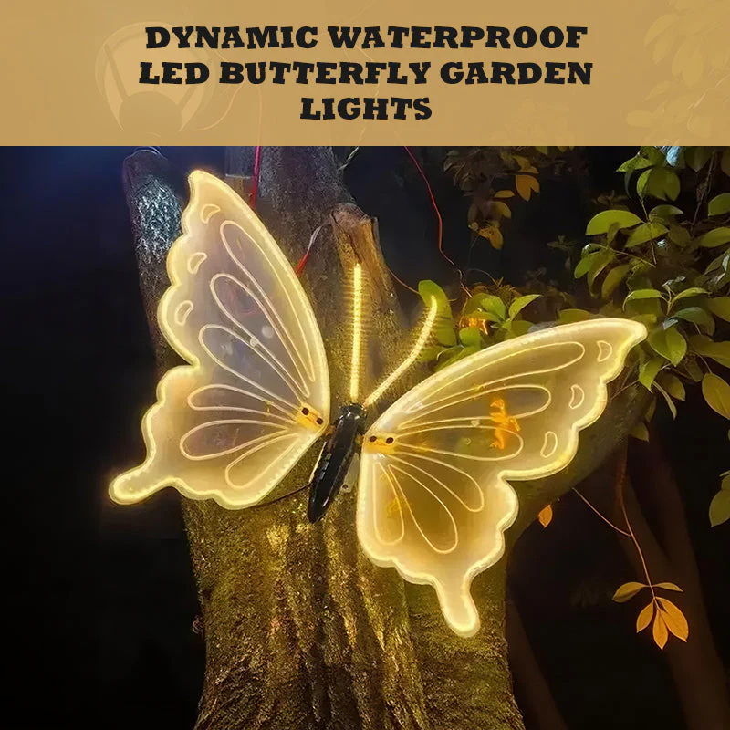 📢📢40% DE RÉDUCTION !!! ✨Lumières LED dynamiques et étanches pour jardin papillon