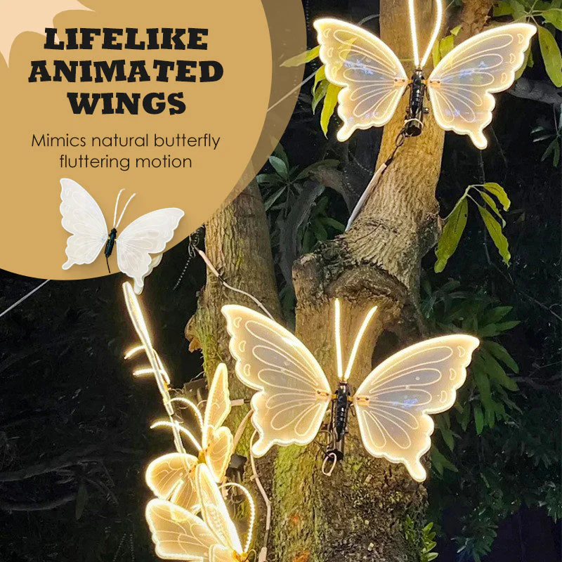 📢📢40% DE RÉDUCTION !!! ✨Lumières LED dynamiques et étanches pour jardin papillon - Image 2