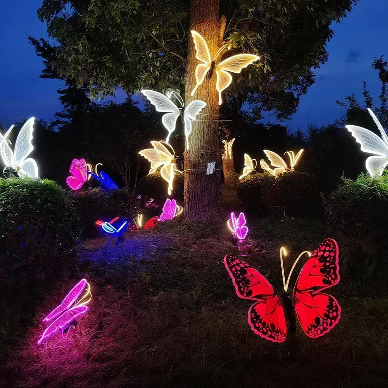 📢📢40% DE RÉDUCTION !!! ✨Lumières LED dynamiques et étanches pour jardin papillon - Image 6