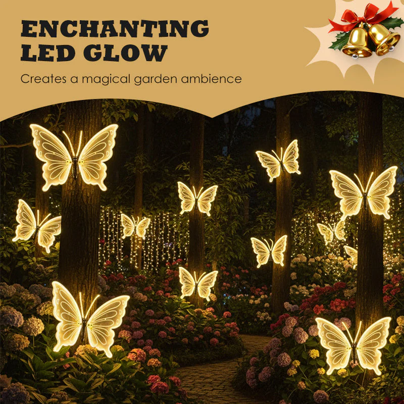 📢📢40% DE RÉDUCTION !!! ✨Lumières LED dynamiques et étanches pour jardin papillon - Image 9