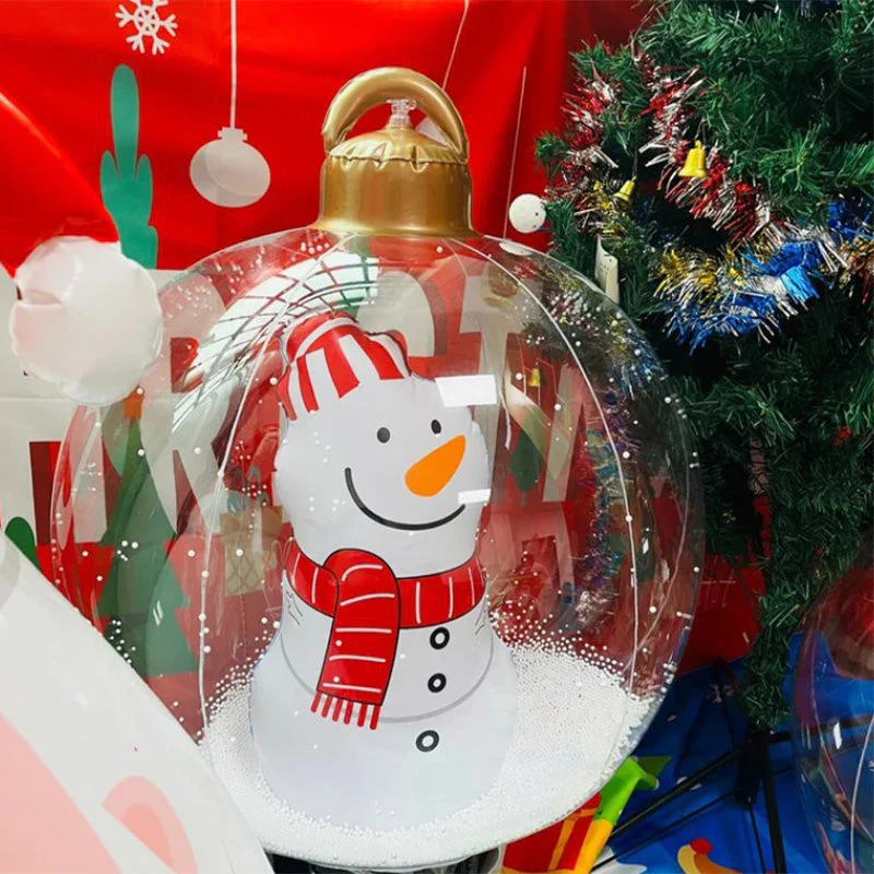 📢📢50% DE RÉDUCTION !!! 🎅Boule décorative gonflable en PVC pour Noël en extérieur - Image 11