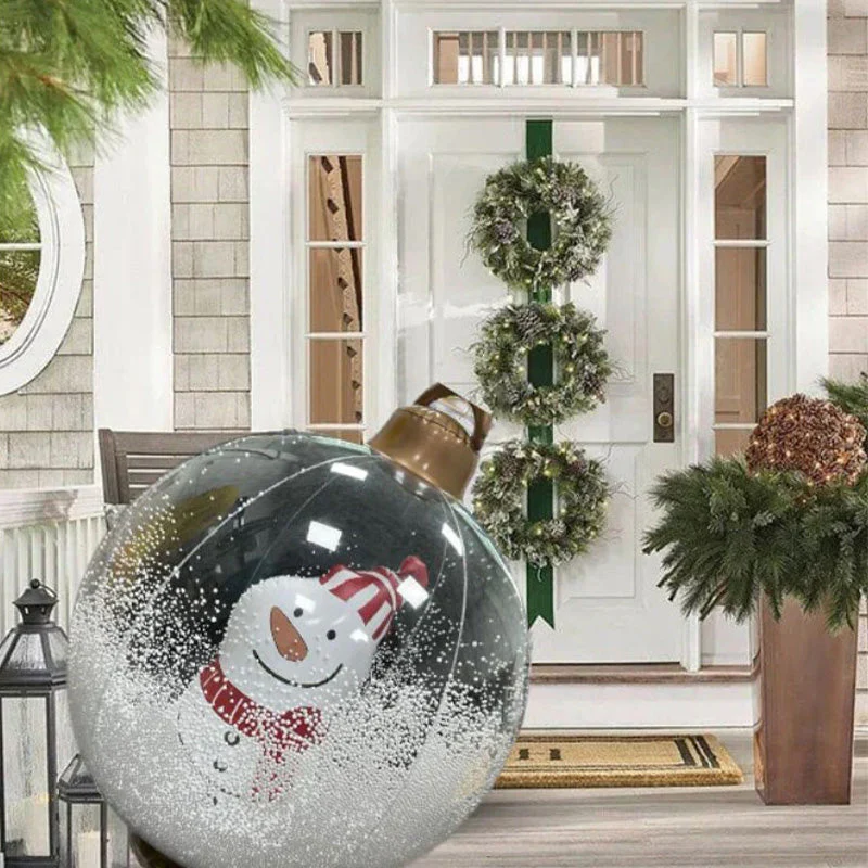 📢📢50% DE RÉDUCTION !!! 🎅Boule décorative gonflable en PVC pour Noël en extérieur - Image 12