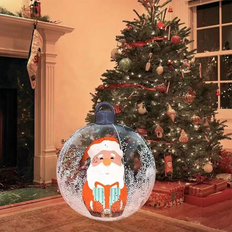 📢📢50% DE RÉDUCTION !!! 🎅Boule décorative gonflable en PVC pour Noël en extérieur - Image 2