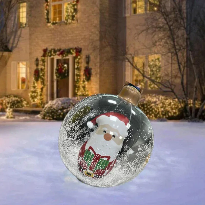 📢📢50% DE RÉDUCTION !!! 🎅Boule décorative gonflable en PVC pour Noël en extérieur - Image 4