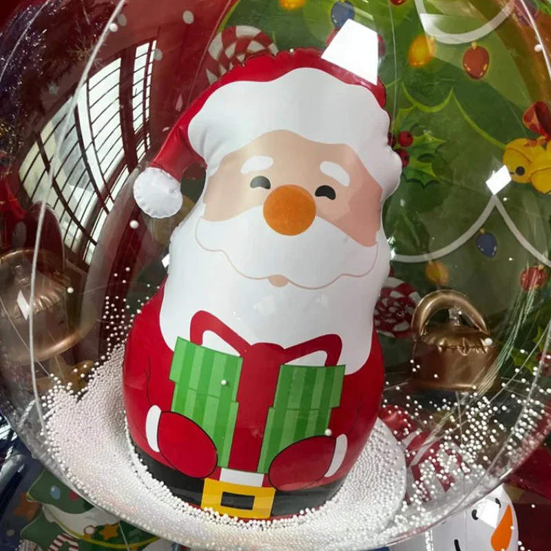 📢📢50% DE RÉDUCTION !!! 🎅Boule décorative gonflable en PVC pour Noël en extérieur - Image 5