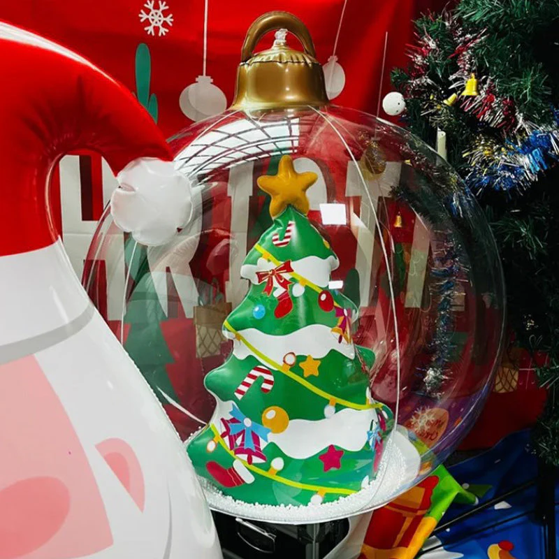 📢📢50% DE RÉDUCTION !!! 🎅Boule décorative gonflable en PVC pour Noël en extérieur - Image 6