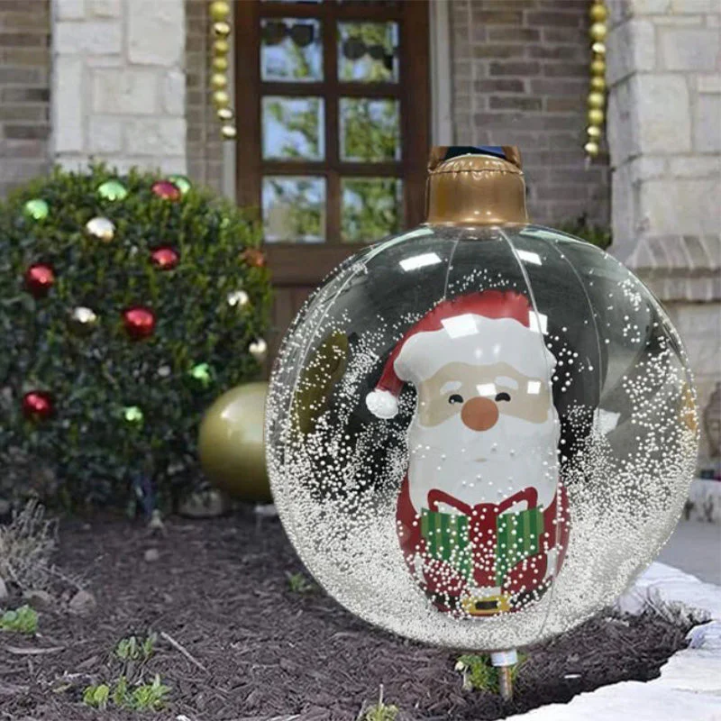📢📢50% DE RÉDUCTION !!! 🎅Boule décorative gonflable en PVC pour Noël en extérieur - Image 7