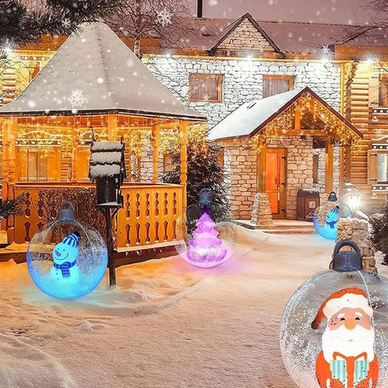 📢📢50% DE RÉDUCTION !!! 🎅Boule décorative gonflable en PVC pour Noël en extérieur - Image 9