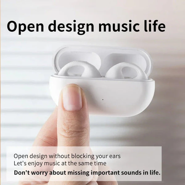 🎁Durée limitée 64% de réduction✨🎧Ecouteurs soniques™ | Des oreillettes sans fil à clipser qui ne tombent jamais,5.0 clip d'oreille stéréo haute qualité sonore, casque à conduction de gaz de sport - Image 5