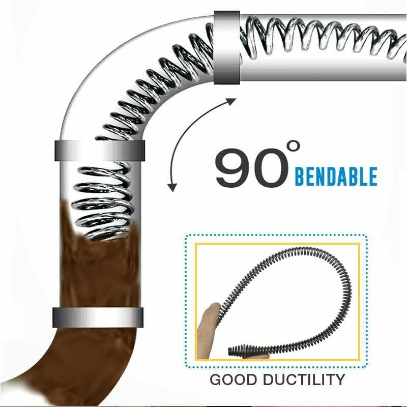 📢📢50% de réduction !! ⏰ Ressort Électrique pour Déboucheur – Puissant, Flexible & Léger 🪠📦 - Image 2