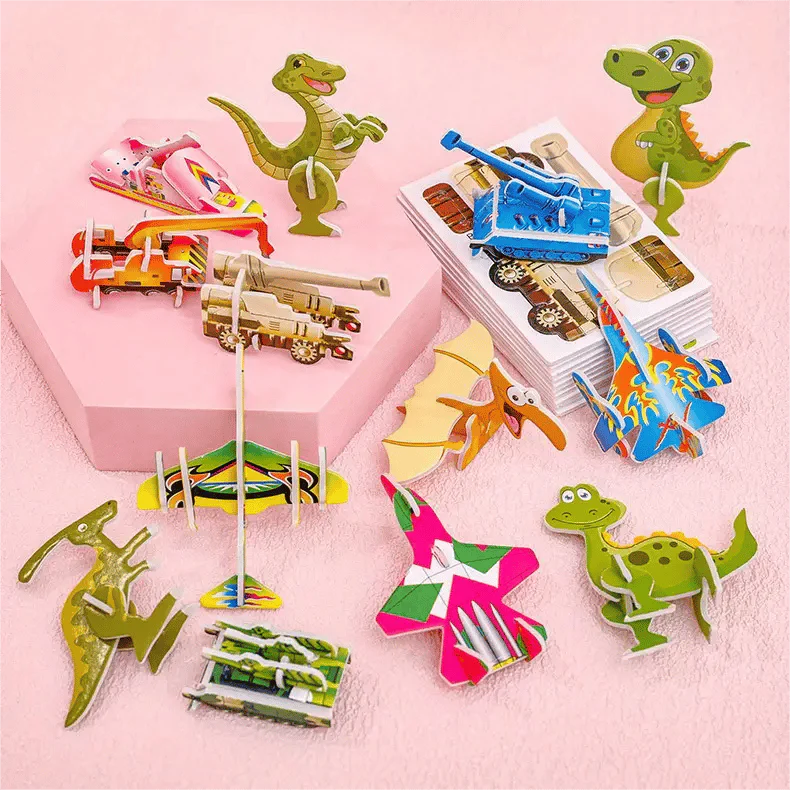 📢📢60% DE RÉDUCTION !!! ✨Puzzle 3D éducatif de dessins animés - Image 3